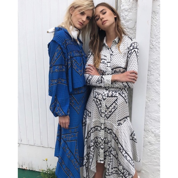 ganni blakely dress